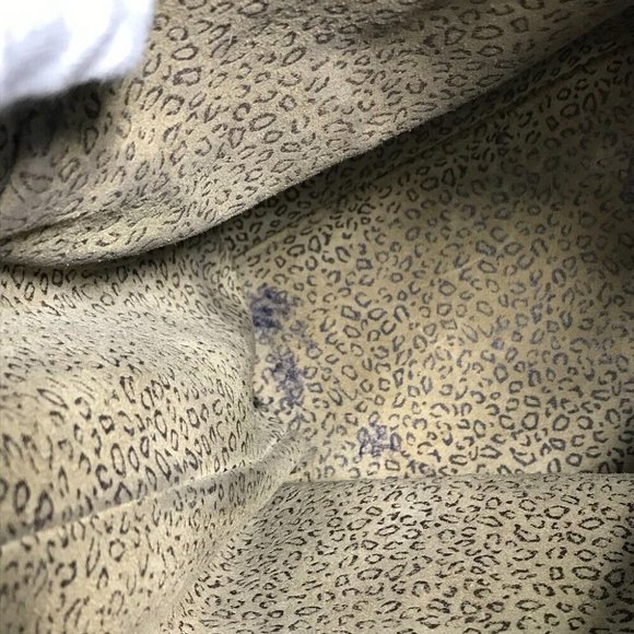 CARTIER Leopard print PANTHERE Shoulder Bag Leather Black/Silver - Picture 7 of 16